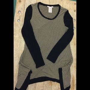 Philosophy stripped shark bite LS tunic size L🌸